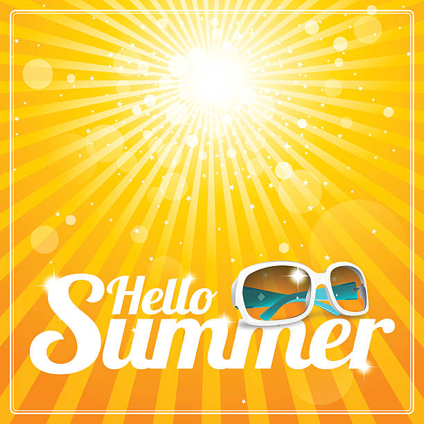  Sunshine, sunglasses, and the word summer